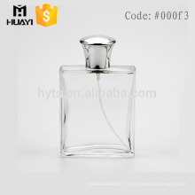 Flacon en verre 100ml avec bouchon en argent